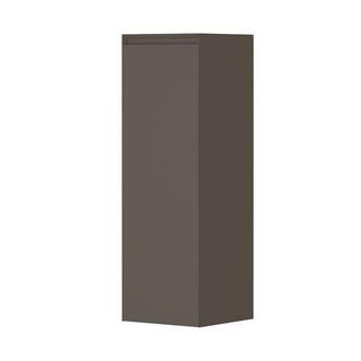 Bernacchini badkamerkast - 106x35x35cm - 1 deur - Links en rechtsdraaiend - greeploos - MDF lak - mat taupe