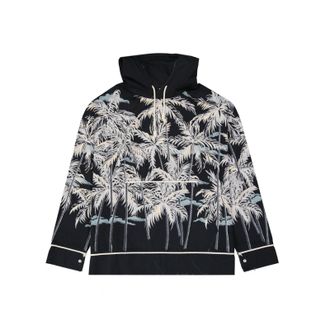 Palm Angels Hooded Printed Shirt