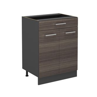 Vicco Mueble Bajo De Cocina R-line, Gris Noble, 60 Cm Con Caj&oacute;n, Sin Encimera