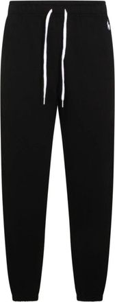 Polo Ralph Lauren Fleece Athletic Pant - Dames - Sweatpants - Zwart - L - Katoen - Broeken