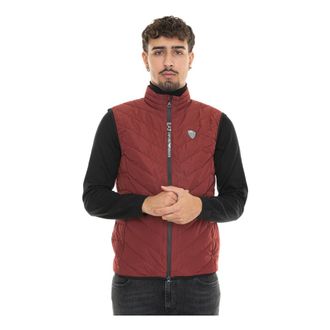 Emporio Armani Vests, male, Red, Size: M Down Waistcoat