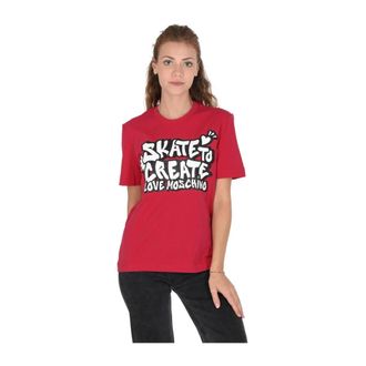 Love Moschino Mujer, Camisetas, Rojo, Talla: XS