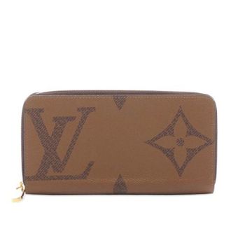Louis Vuitton Pre-owned Wallets, female, Brown, Size: ONE SIZE Pre-owned Monogram Giant Reverse Canvas Long Wallet