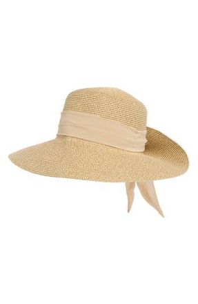 Nine West Bow Floppy Hat in Neutral Multi at Nordstrom Rack