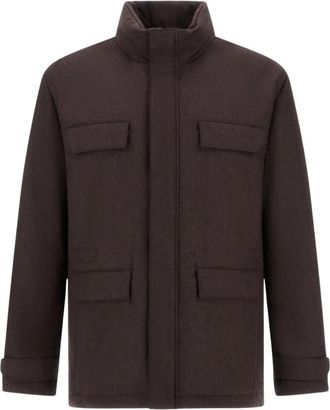 Herno Field Jacket - Heren - Zomerjassen - Bruin - L - Jassen