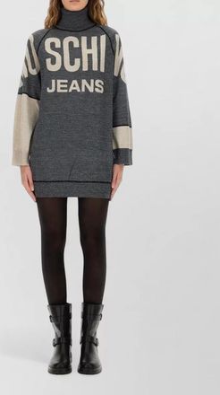 Moschino virgin wool knitted dress