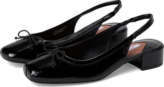 Steve Madden Loved Womens Shoes Black Crinkle Patent : 7.5 M, Synthetic