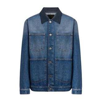 Dondup Denim Jackets, male, Blue, Size: M Regular-fit Jacket in Rigid Denim