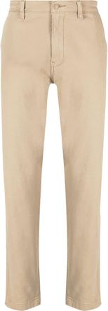 Levi's logo-patch chino trousers - men - Elastane/Cotton - 29/30 - Brown