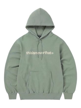 Thisisneverthat T-logo hoodie - men - Cotton - M - Green