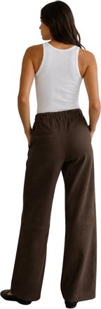 Stouls Womens Trousers Oswald Suede Brown