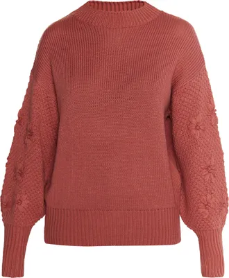Usha Gebreide trui Dames oud roze