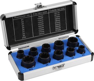 OEM Kit Extractor, Kit De Llaves De Vaso Extractoras Para Pernos De Rueda Da&ntilde;ados, Para Quitar Tuercas De Seguridad Y Pernos Da&ntilde;ados