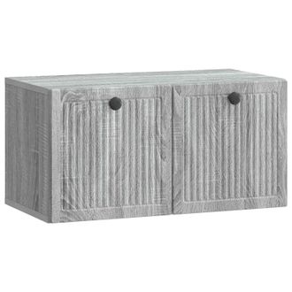vidaXL Mueble Para Tv De Pared Gris Sonoma 59,5 X 31 X 30 Cm Vidaxl