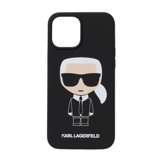Karl Lagerfeld i Phone-hoes beschermend - unisex - Telefoonaccessoires - Zwart - ONE Size - Accessoires