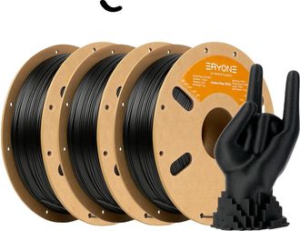 OEM Filamento De Fibra De Carbono Para Impresoras 3d, 1,75 Mm De Di&aacute;metro, Alta Resistencia, Negro - 3 Kg
