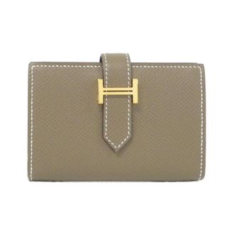 Herm&egrave;s Etoupe Gray Epsom Leather Wallet (Bi-Fold) (Pre-Owned)