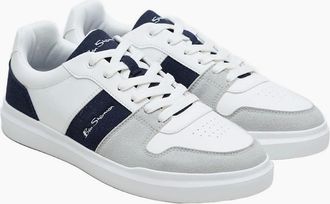 Ben Sherman Mens Ben Sherman Mens Caja Classic Trainers - White/Multi - Size: 10