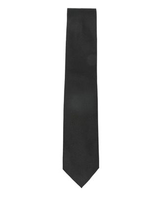 Tom Ford textured-finish tie - Zwart