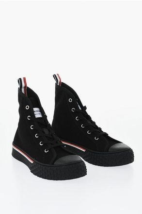 Thom Browne Canvas High-Top Sneakers COLLEGIATE size 40