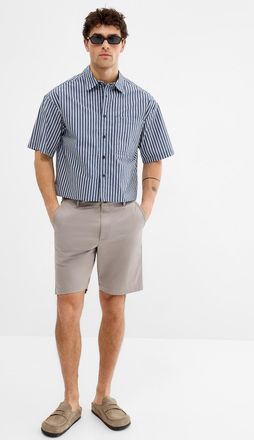 Le 31 Mens Stretch chino Bermuda Shorts Inseam: 9