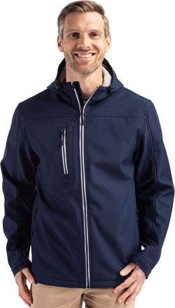 Clique Telemark Eco Stretch Softshell Full Zip Mens Hooded Jacket