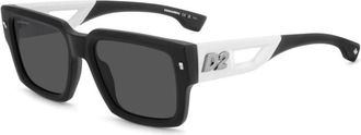 Dsquared2 Stijlvolle zonnebril zwart montuur - unisex - Zonnebrillen - Zwart - 53 MM - Accessoires