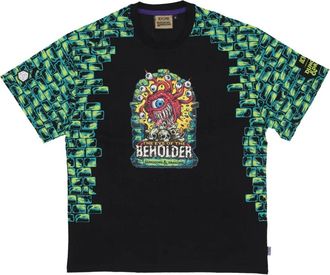 Octopus D&D Beholder Tee Zwart Limited Edition - Heren - T-shirts - Veelkleurig - M - Katoen - Tops
