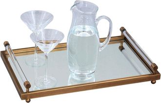 Port 68 Moderne Brass Tray