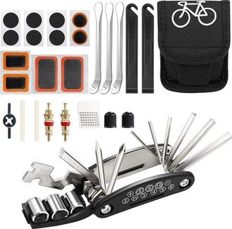 No Brand Kit De Herramientas Para Reparaci&oacute;n De Bicicletas - Multiherramienta - Ideal Para El Hogar Y Los Viajes - Compacto Y Port&aacute;til - Accesorios Para Bicicl