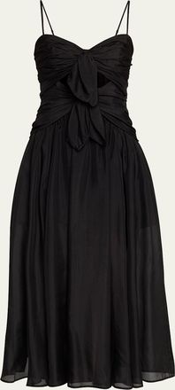 Zimmermann Aster Scarf Midi Dress