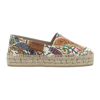 Etro Etro, Espadrilles, female, Multicolor, Size: 11 US Womens Espadrilles Shoes White Ss26