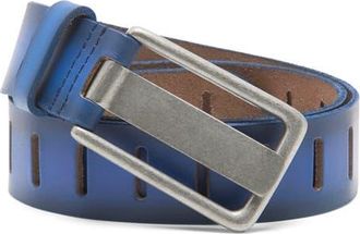 Free People We the Free WTF Jona Leather Belt in Sapphire at Nordstrom, Size X-Small