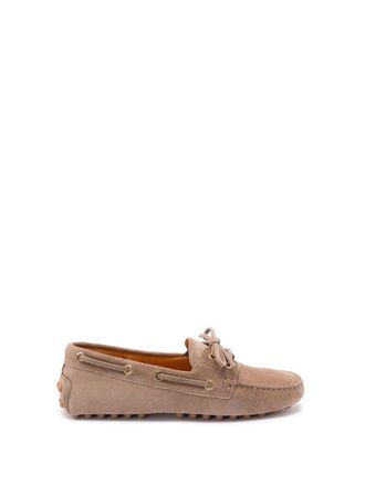 Tod's Boat Gommino Loafers In Suede