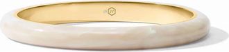 Julie Vos Womens Madison Statement Bangle In Colette Alabaster