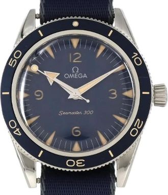 Omega Pre-owned Seamaster 300 Acciaio Inossidabile Automatico - - Pre-owned - Donna - Blu - ONE SIZE