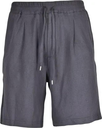 Paolo Pecora Hombre, Pantalones cortos, Gris, Talla: M