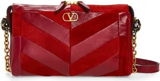 Valentino Garavani Small Panthea Leather Shoulder Bag in Red at Nordstrom