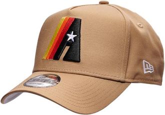 New Era Mens Houston Astros Astros 9Forty A Frame Cap - Khaki/White