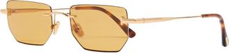 Tom Ford Ethan geometrische zonnebril - Goud