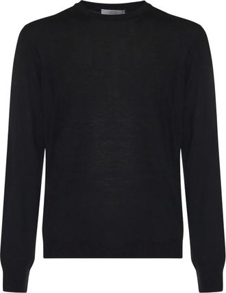 Mauro Ottaviani Truien & Vesten, Heren, Zwart, 4Xl, Wol, Trui met ronde hals