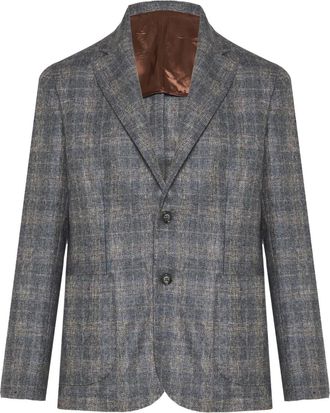 Barba single-breasted blazer - Grey