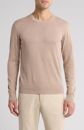 Robert Barakett Nordic Linen & Cotton Sweater in Tan at Nordstrom Rack, Size Xx-Large