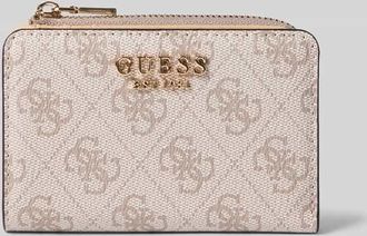 Guess Portemonnaie in Leder-Optik Modell Laurel in Taupe, Größe 1