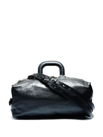 Gucci 2000-2010s Interlocking G Boston bag - unisex - Calf Leather - One Size - Black