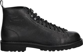 Fracap Monkey R200 Veterschoenen - Heren - Veterlaarzen - Zwart - 36 EU - Leer - Schoenen