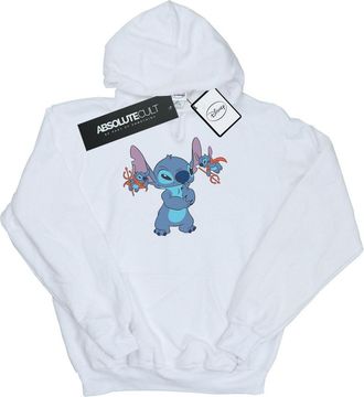 Disney Heren Lilo en Stitch Kleine Duivels Hoodie (Wit)