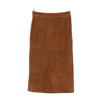 Marella Rokken, Dames, Bruin, S, Leather Skirts