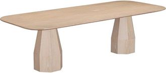TOV Furniture Tov Furniture Brocha Driftwood 106In Ash Dining Table