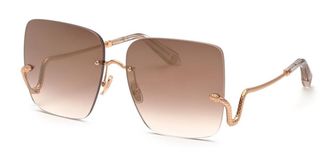 Roberto Cavalli SRC061 8FCG Womens Sunglasses Gold Size 63
